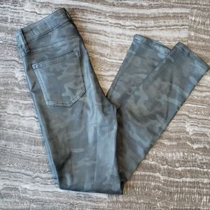 Joe's coated camo "The Charlie" jeans size 26
